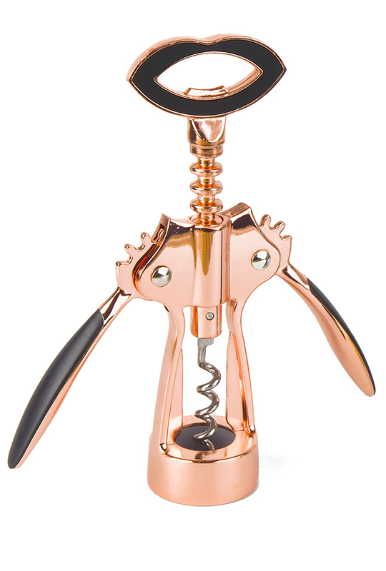 Wing Wine Opener Zinc Alloy Copper Rose Gold and Titanium Gold Plating