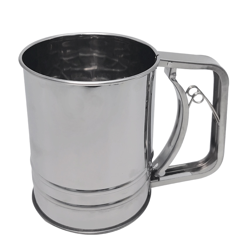 Flour Sifter Stainless Steel 3 layers