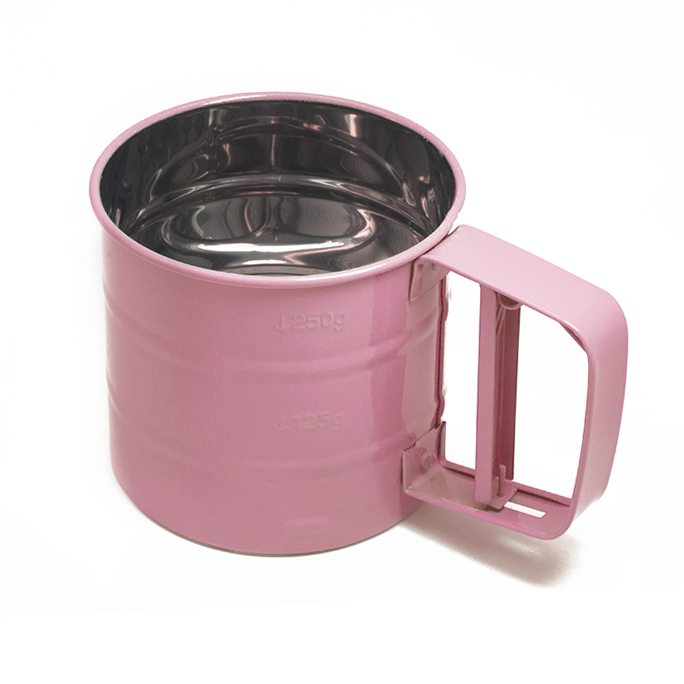 Flour Sifter Stainless Steel with Color Surface