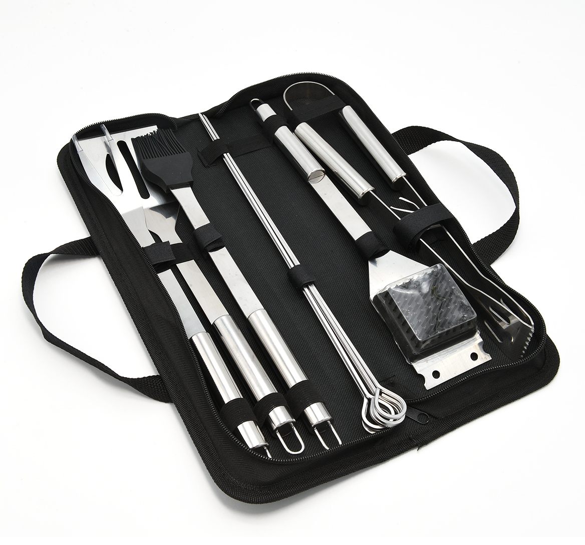 12PCS BBQ SET with Carry Case