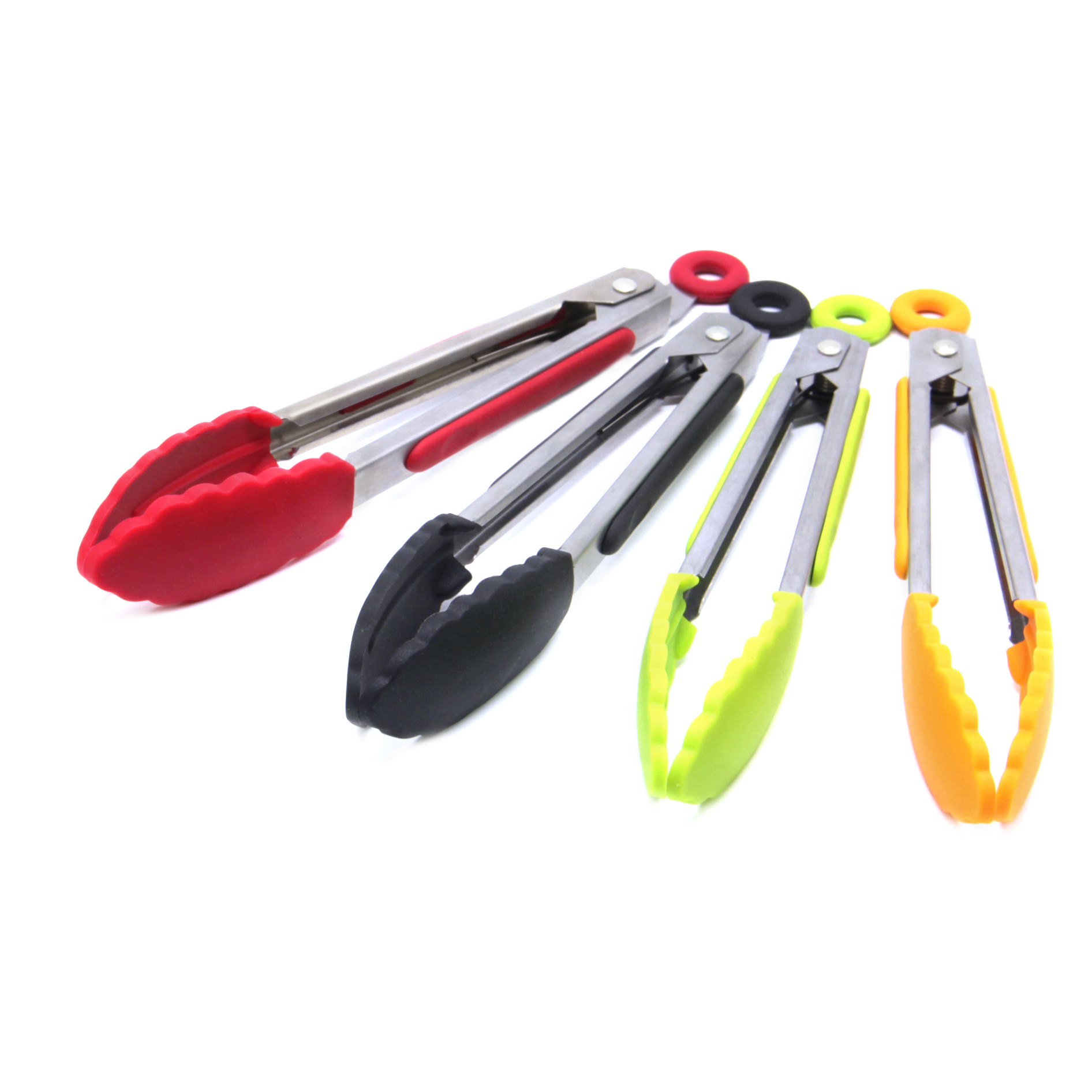7 inch Silicone Tongs Self lock